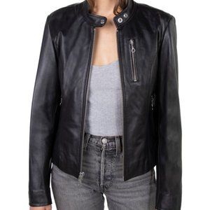 Schott Cafe Leather Moto Jacket EUC | Size S